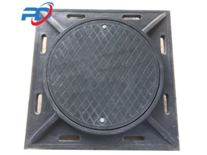 Nắp hố ga composite vuông khung âm 1